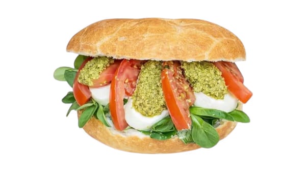 Bagel Mozzarella-Pesto