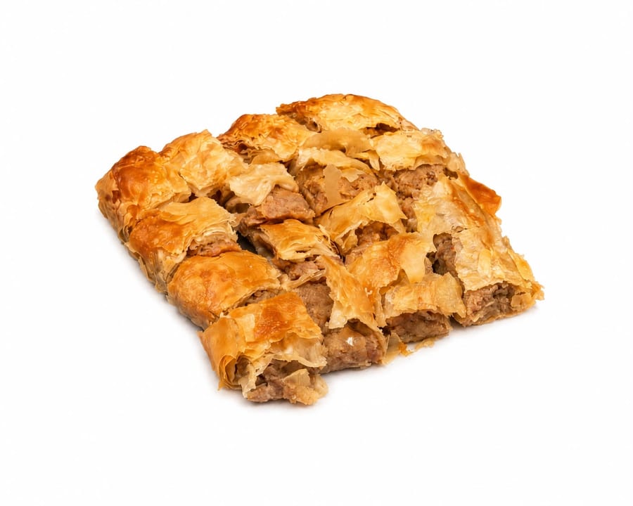 Bougatsa-Hackfleisch