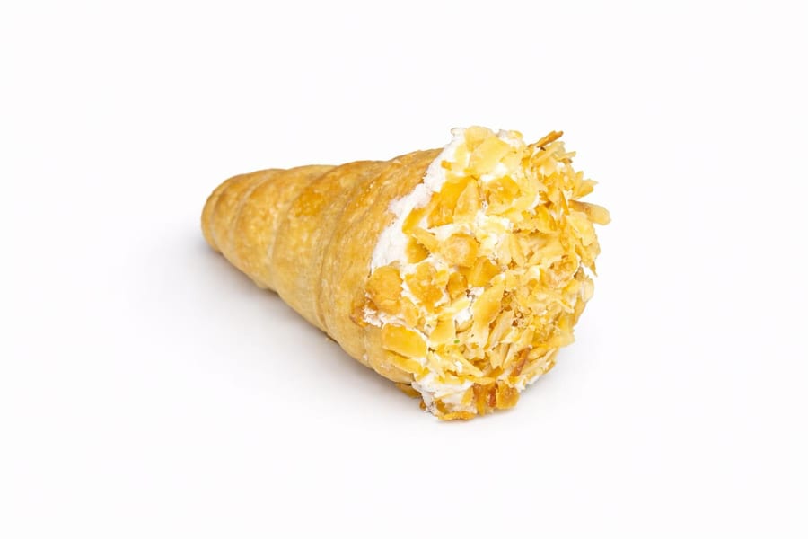 Kornedaki mit Creme Patisserie